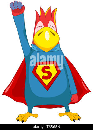 Superparrot. Stockfoto