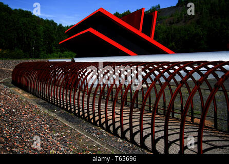 Mine Museum, Petite Rosselle, Lothringen, Frankreich Stockfoto