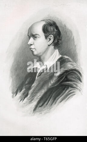 Oliver Goldsmith (10. November 1728 bis 4. April 1774) Irische Romancier, Dramatiker und Dichter, am besten bekannt für seinen Roman der Pfarrer von Wakefield Stockfoto