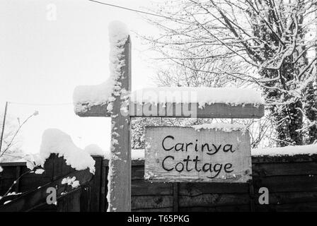 Carinya Cottage, Lymington unten Straße, Medstead, Alton, Hampshire, England, Vereinigtes Königreich. Stockfoto