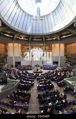 Das Reichstagsgebäude in Berlin, Deutschland Stockfoto