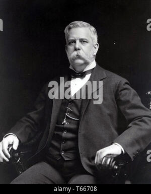 GEORGE WESTINGHOUSE (1846-1914) amerikanischer Ingenieur und Unternehmer über 1905 Stockfoto