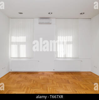 Leeren weißen Raum Stockfoto