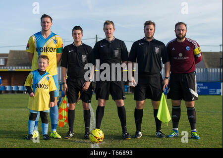 26. Dezember 2016 Canvey Island 1-2 Billericay Stadt Stockfoto