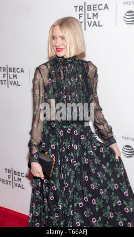 New York, NY, USA - 28. April 2019: Naomi Watts besucht "Luce" Premiere beim Tribeca Film Festival 2019 im Stella Artois Theater, Manhattan Stockfoto