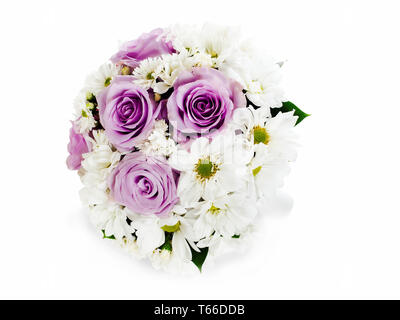 Bunte Blume Brautstrauß für die Braut arrangem Stockfoto