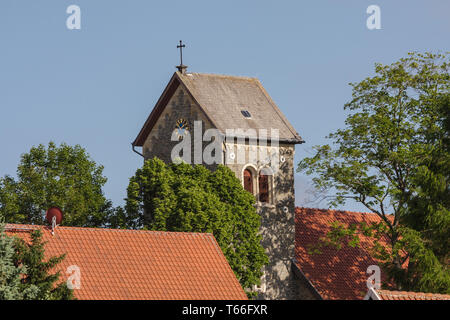 Kleines Dorf Allrode, Harz, Sachsen-Anhalt, Deutschland Stockfoto