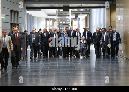 CSU/CDU und SPD - secound Roundof Innenraum, Verkehrsminister Peter Ramsauer, Stockfoto