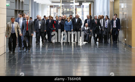 CSU/CDU und SPD - secound Roundof Innenraum, Verkehrsminister Peter Ramsauer, Stockfoto