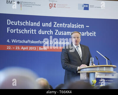 4. Zentralasien Wirtschafts- Konferenz in Berlin. Stockfoto