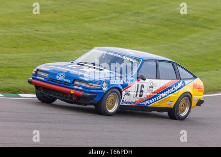 1981 Rover 3500 SDi mit Fahrer Nick Jarvis während der Gerry Marshall Trophy Rennen in der 77. Goodwood GRRC Mitgliederversammlung, Sussex, UK. Stockfoto