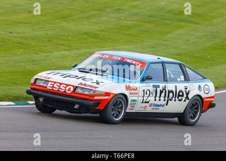 1980 Rover 3500 SDi mit Driver Adam Brindle während der Gerry Marshall Trophy Rennen in der 77. Goodwood GRRC Mitgliederversammlung, Sussex, UK. Stockfoto