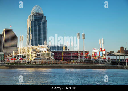 Great American Ball Park Stadion in Cincinnati Stockfoto