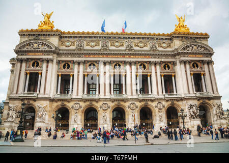 Das Palais Garnier (National Opera House) in Paris, Frankreich Stockfoto