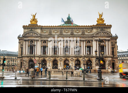 Das Palais Garnier (National Opera House) in Paris, Frankreich Stockfoto
