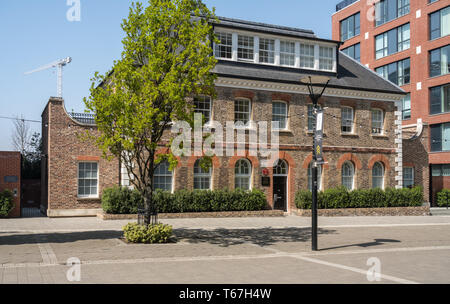 Konvertierung des alten Arsenal Gebäude in modernen Apartments Stockfoto