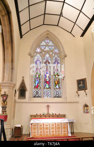 Innenraum der St. Maria Magdalena Kirche in Oxford, Großbritannien Stockfoto