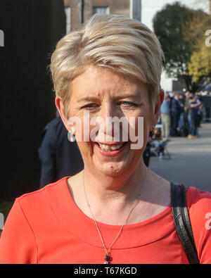 Angela Smith MP, Penistone und Stocksbridge, auf College Green für Interviews, Westminster. Mit: Angela Smith Wo: London, Großbritannien Wann: 29 Mar 2019 Credit: Wheatley/WANN Stockfoto