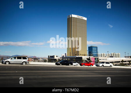 Der Trump International Hotel in Las Vegas. Stockfoto