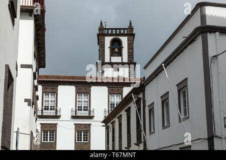 Rathaus center in Ponta Delgada, Azoren, Portugal. Stockfoto