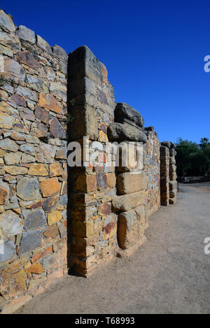 Das Amphitheater von Merida (Anfiteatro de Merida) ist eine Burgruine römische Amphitheater in die römische Kolonie Emerita Augusta, das heutige Mérida gelegen, Stockfoto