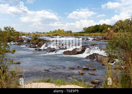 Berühmte Popa fällt in Caprivi, Nord Namibia Stockfoto