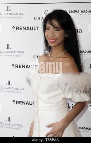 Paris, Frankreich. 29 Apr, 2019. Vanessa Modely besucht die 37 Romy Schneider und Patrick Dewaere Preisverleihung im Hotel Lancaster. Stockfoto