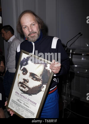Paris, Frankreich. 29 Apr, 2019. Schauspieler Philippe Katerine gewinnt die 37. Patrick Dewaere Award, im Hotel Lancaster am 29. April 2019 in Paris, Frankreich. Stockfoto
