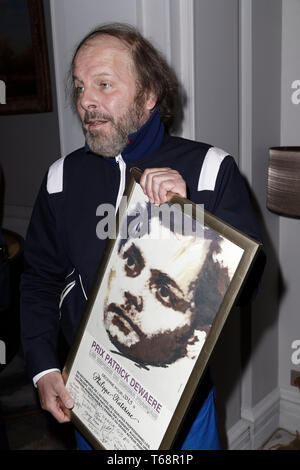 Paris, Frankreich. 29 Apr, 2019. Schauspieler Philippe Katerine gewinnt die 37. Patrick Dewaere Award, im Hotel Lancaster am 29. April 2019 in Paris, Frankreich. Stockfoto