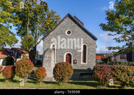 Kleines Dorf Allrode, Harz, Sachsen-Anhalt, Deutschland Stockfoto