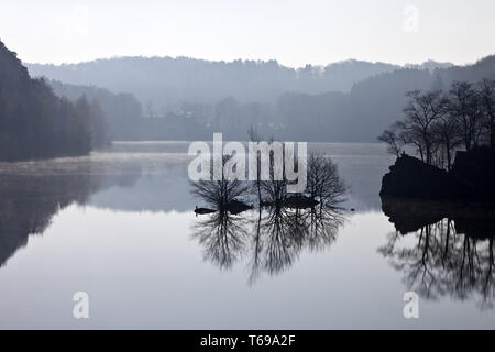 Wuppertalsperre, Remscheid, Bergisches Land, Nordrhein-Westfalen, Deutschland, Europa Stockfoto