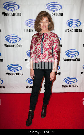 WonderCon 2019 -' in den Badlands'-Fotoshooting mit: Orla Brady Wo: Anaheim, Kalifornien, USA, wenn: 29 Mar 2019 Credit: Tony Forte/WANN Stockfoto