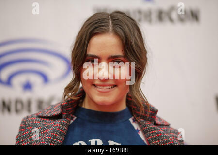 WonderCon 2019 -' in den Badlands'-Fotoshooting mit: Ally Loannides Wo: Anaheim, Kalifornien, USA, wenn: 29 Mar 2019 Credit: Tony Forte/WANN Stockfoto