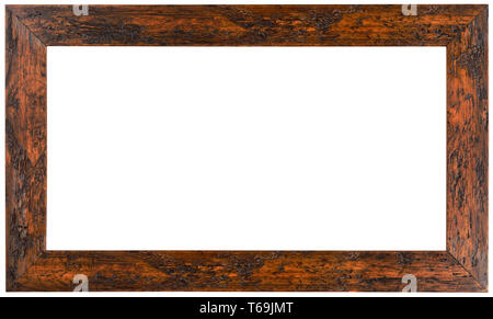 Holz Bilderrahmen Ausschnitt Stockfoto