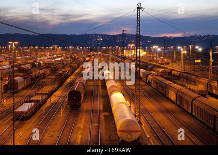 Schalter yard Hagen-Vorhalle, Hagen, Ruhrgebiet, Nordrhein-Westfalen, Deutschland, Europa Stockfoto