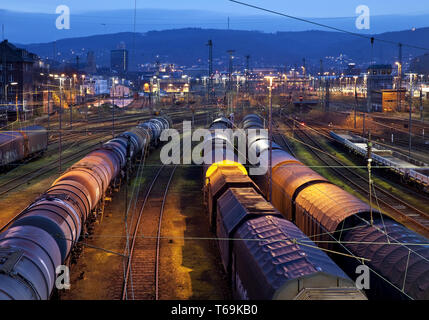 Schalter yard Hagen-Vorhalle, Hagen, Ruhrgebiet, Nordrhein-Westfalen, Deutschland, Europa Stockfoto