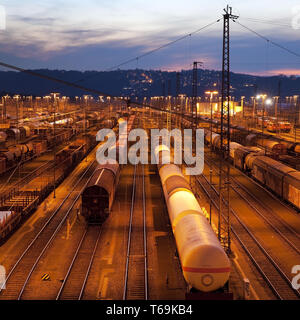 Schalter yard Hagen-Vorhalle, Hagen, Ruhrgebiet, Nordrhein-Westfalen, Deutschland, Europa Stockfoto