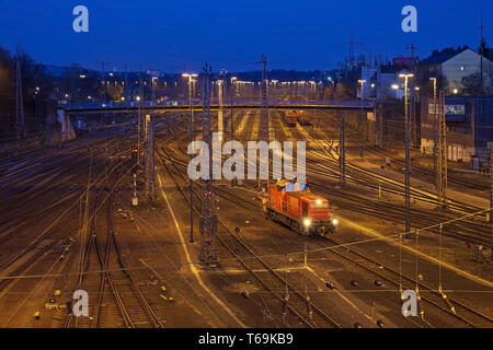 Schalter yard Hagen-Vorhalle, Hagen, Ruhrgebiet, Nordrhein-Westfalen, Deutschland, Europa Stockfoto