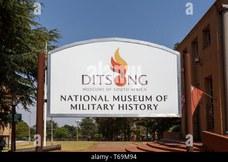 Museum für Militärische Geschichte in Johannesburg. Stockfoto