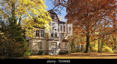 Museum von felsenmeer im Herbst, Hemer, Sauerland, Nordrhein-Westfalen, Deutschland, Europa Stockfoto