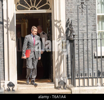 London, 30. April 2019, Gavin Williamson, MP PC, ehemaliger Verteidigungsminister, hinterlässt eine Kabinettssitzung am 10 Downing Street, London Credit Ian Davidson/Alamy leben Nachrichten Stockfoto