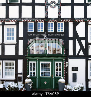 Fachwerkhaus in Saalhausen, Deutschland, Nordrhein-Westfalen, Sauerland, Lennestadt Stockfoto