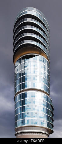 Denkmalgeschützte Office Tower Exenterhaus, Bochum, Ruhrgebiet, NRW, Deutschland, Europa Stockfoto