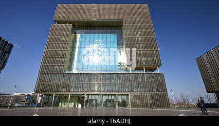 ThyssenKrupp kooperieren Headquarter Q1, Essen, Ruhrgebiet, Nordrhein-Westfalen, Deutschland, Europa Stockfoto