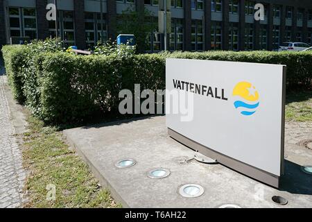 Firmensitz der Vattenfall Europe AG in Berlin. Stockfoto