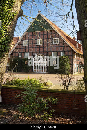 Hotel Klosterpforte in der Nähe des ehemaligen Klosters Marienfeld, Harsewinkel, Deutschland Stockfoto