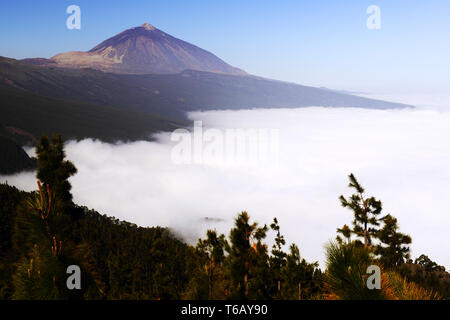 Roques de Garcia, Vulkan Pico del Teide, Las Canadas, Teneriffa Stockfoto