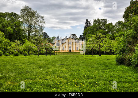 Woerlitzer Park: gotisches Haus Stockfoto