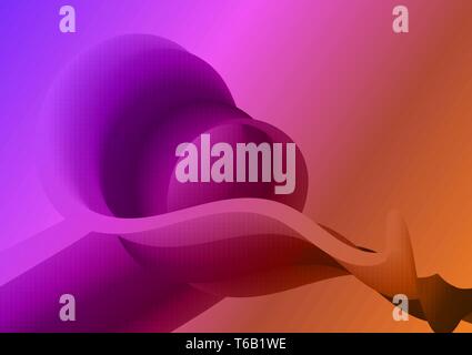 Bunte Farbe Wellen abstrakt hintergrund Design. Vector Illustration Stock Vektor
