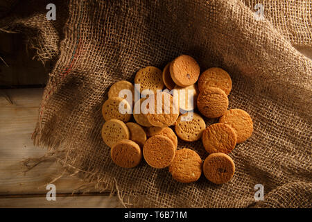 Cookies von verschiedenen Getreide Stockfoto